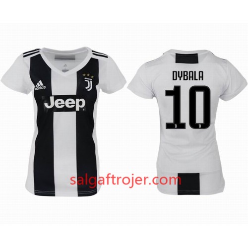 Juventus Fodboldtrøjer DYBALA 10 Dame Hjemmebanesæt 2018/19 Kort ærmer Juventus Fodboldtrøjer DYBALA 10 Dame Hjemmebanesæt 2018/19 Kort ærmer